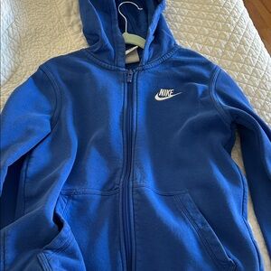 Nike Kids Royal Blue Zip-Up Hoodie